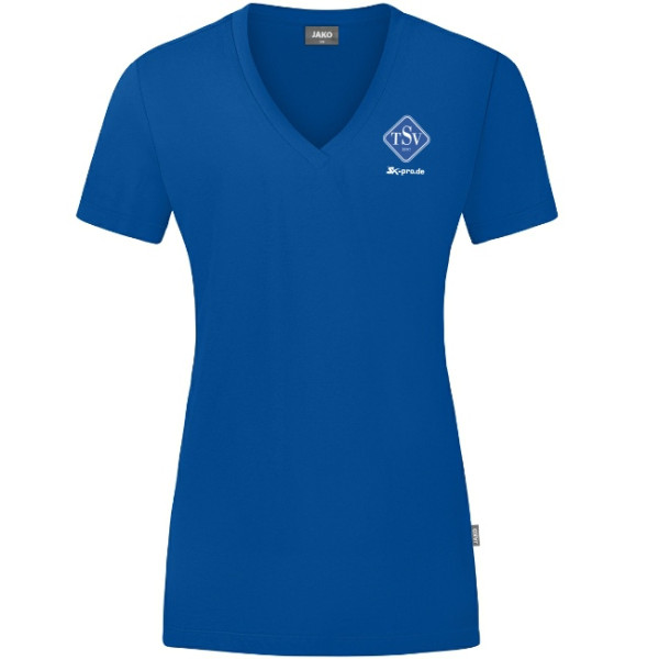 Damen T-Shirt Organic inkl.Wappen &amp; Vereinsname (Initialen optional)