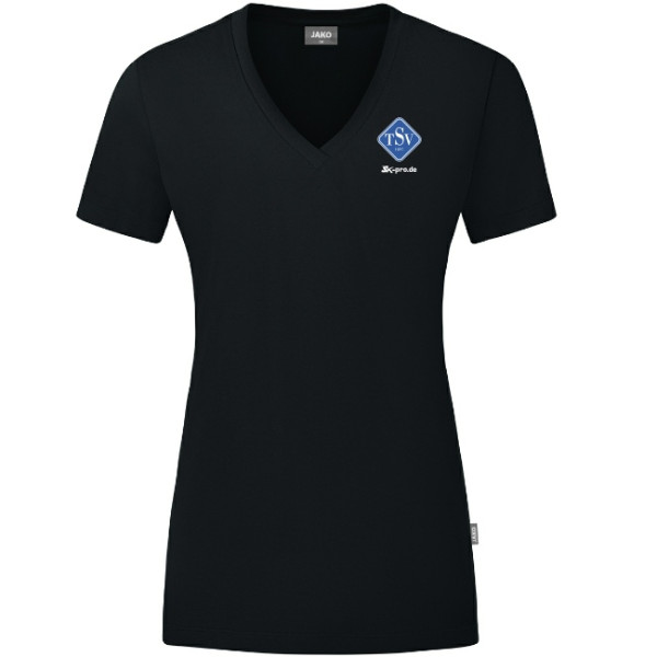 Damen T-Shirt Organic inkl. Wappen u. Vereinsname (Initialen optional)